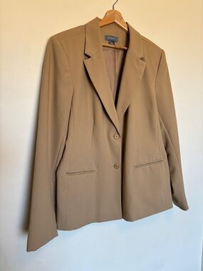 Vintage Koret Blazer Sz 16 Button Jacket Career Business Lined Pockets Collared
